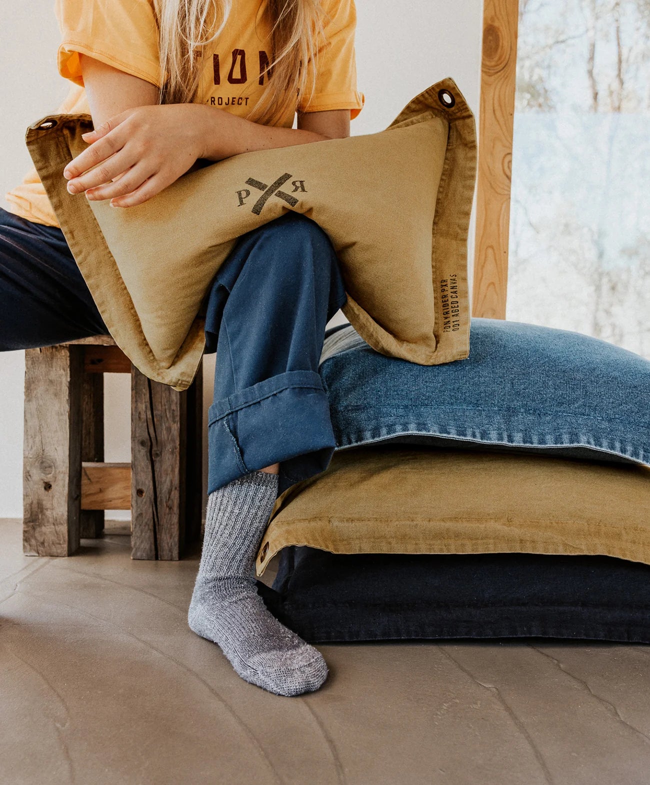 Lil Highlander Rectangle Cushion (Safari)