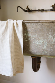 French Linen Tea Towel (Vintage Stripe)