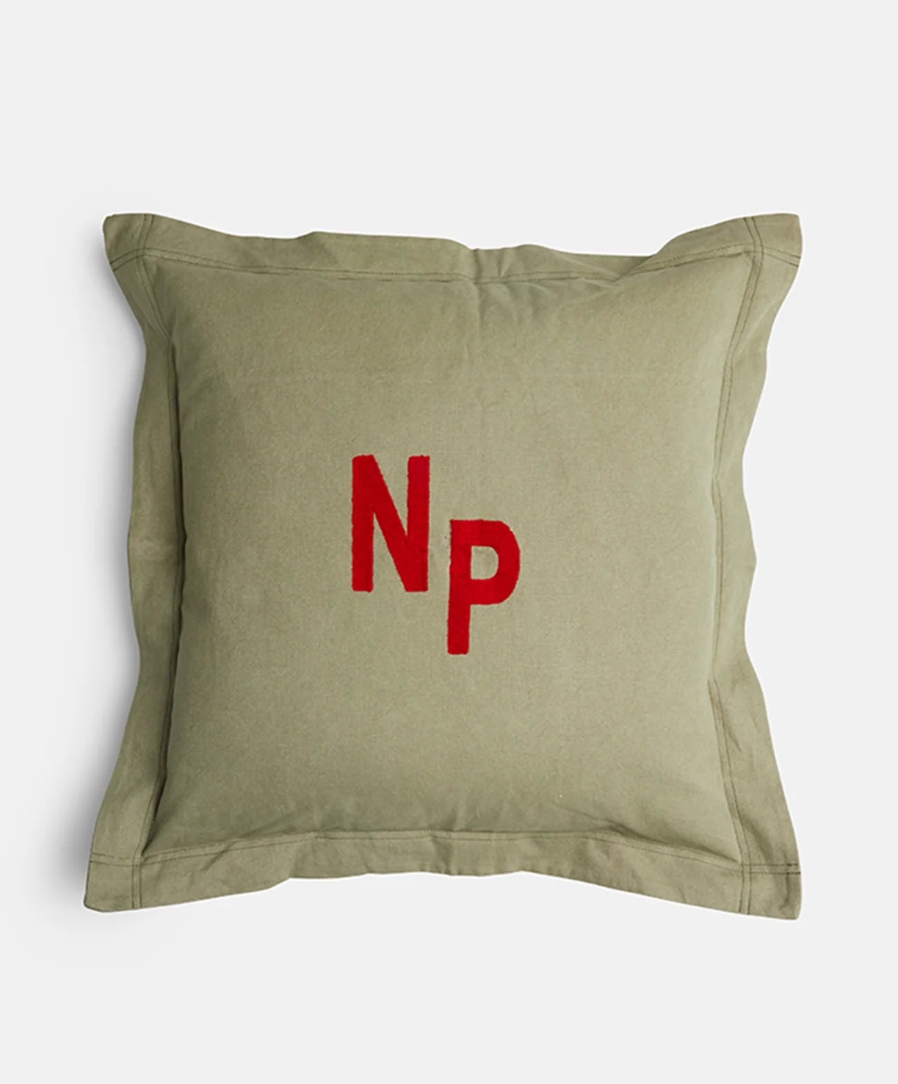 National Project Crest Cushion (Olive)