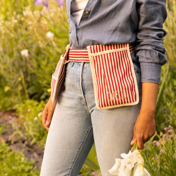 Le Sac Gardening Belt (Red Stripe)