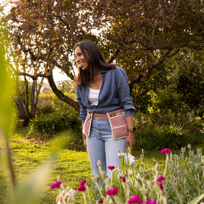 Le Sac Gardening Belt (Red Stripe)
