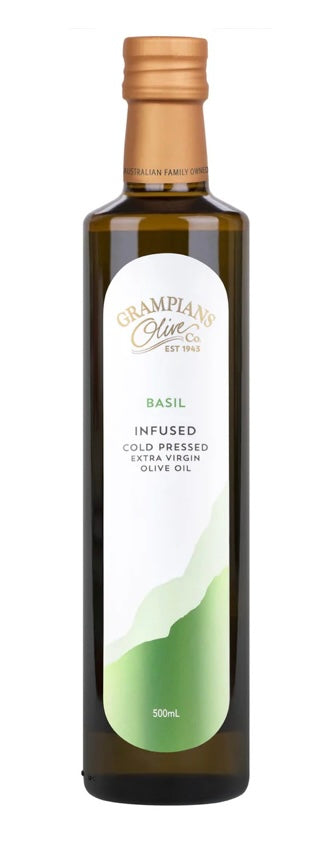 Basil Infused Extra Virgin Olive Oil: 100ml