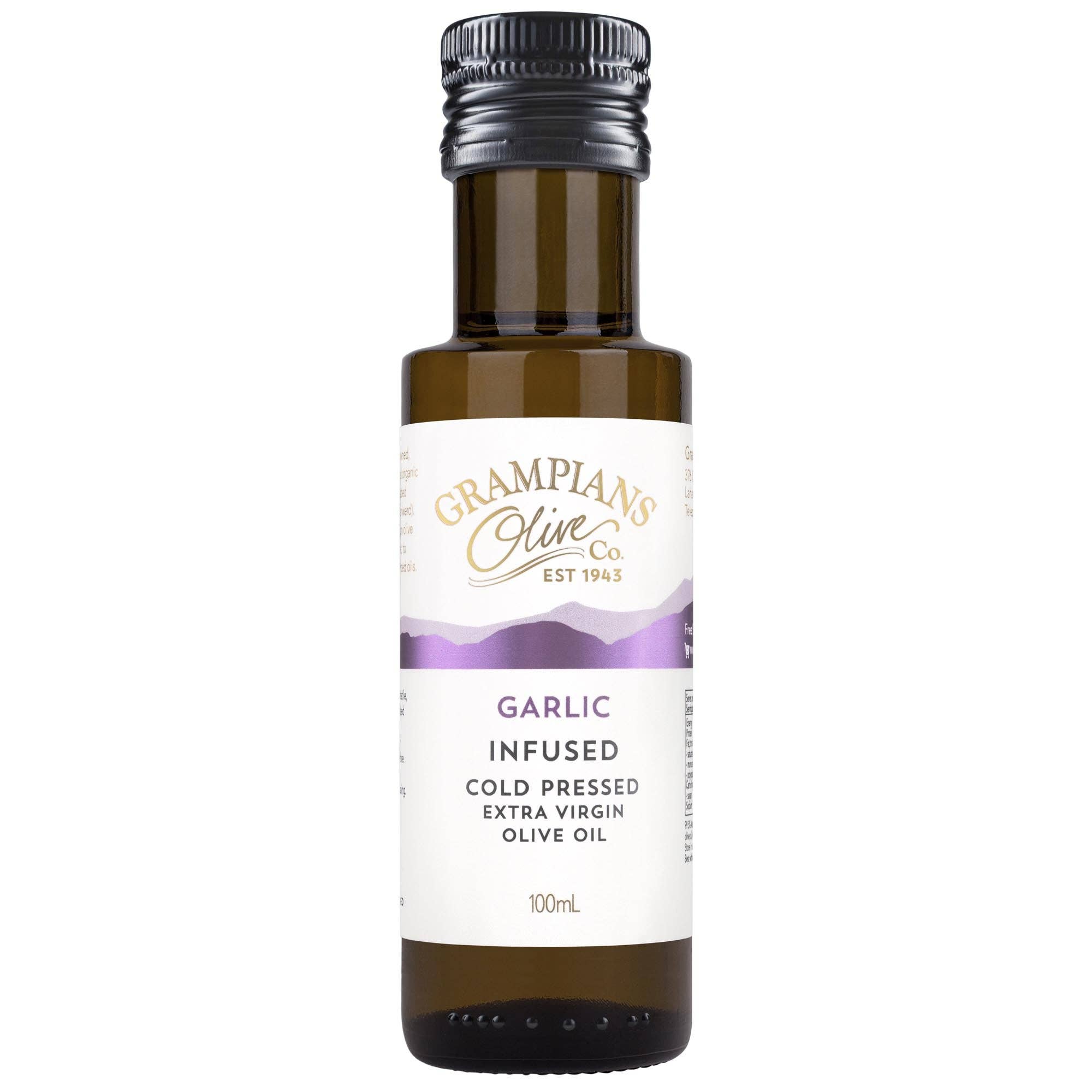 Garlic Infused Extra Virgin Olive Oil: 100ml