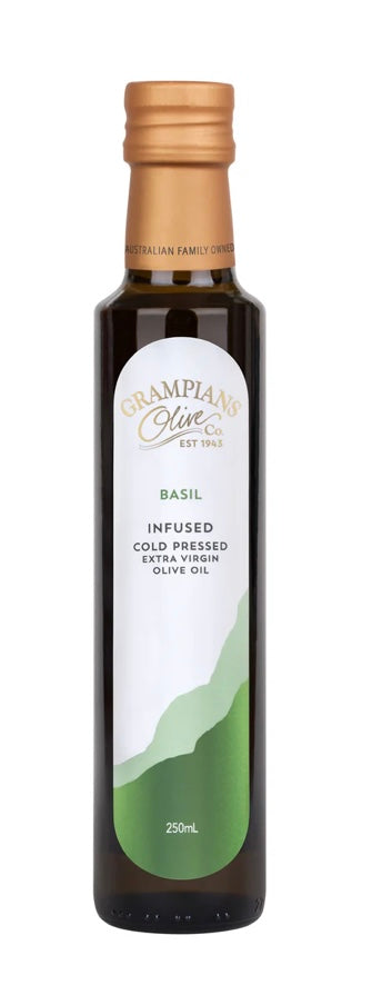 Basil Infused Extra Virgin Olive Oil: 100ml