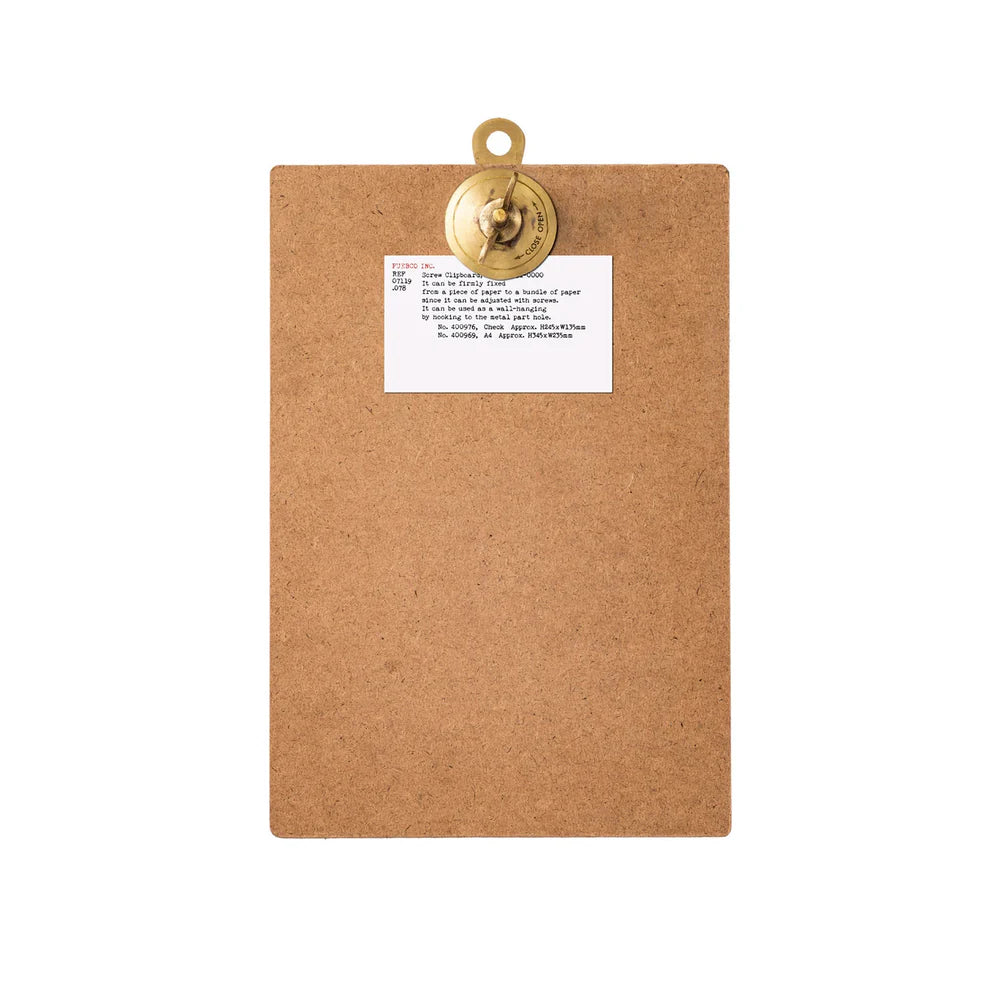 Screw Clipboard / A4