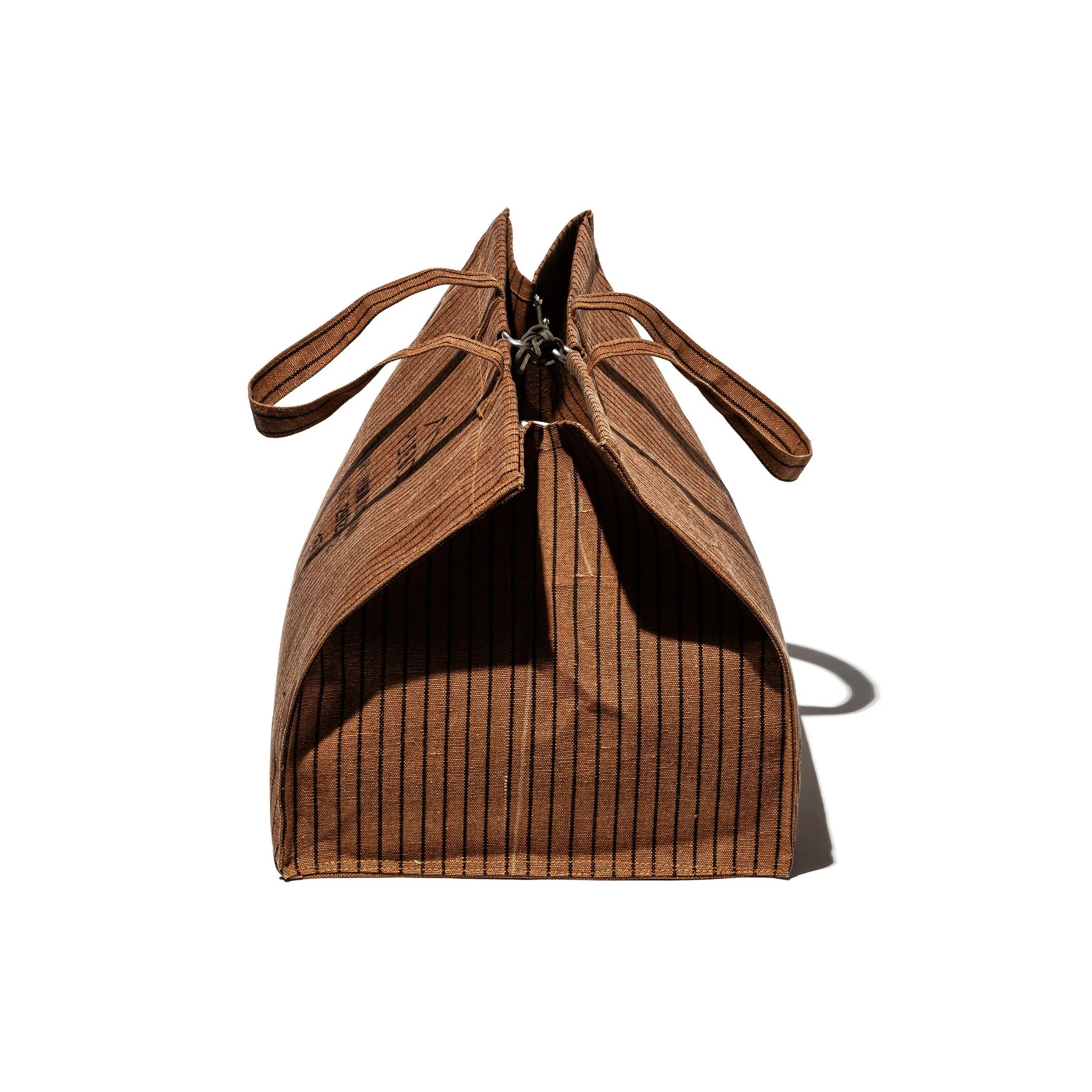 Waxed Canvas Large Bag (Brown)