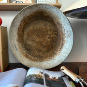 Antique Metal Wash Bowl