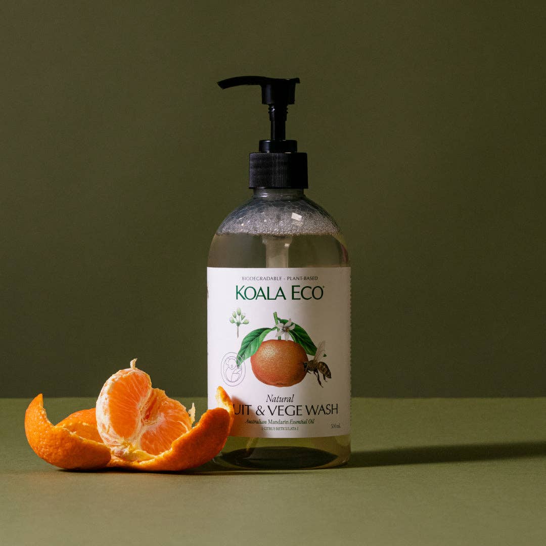 Mandarin Fruit & Vege Wash: 500 ml