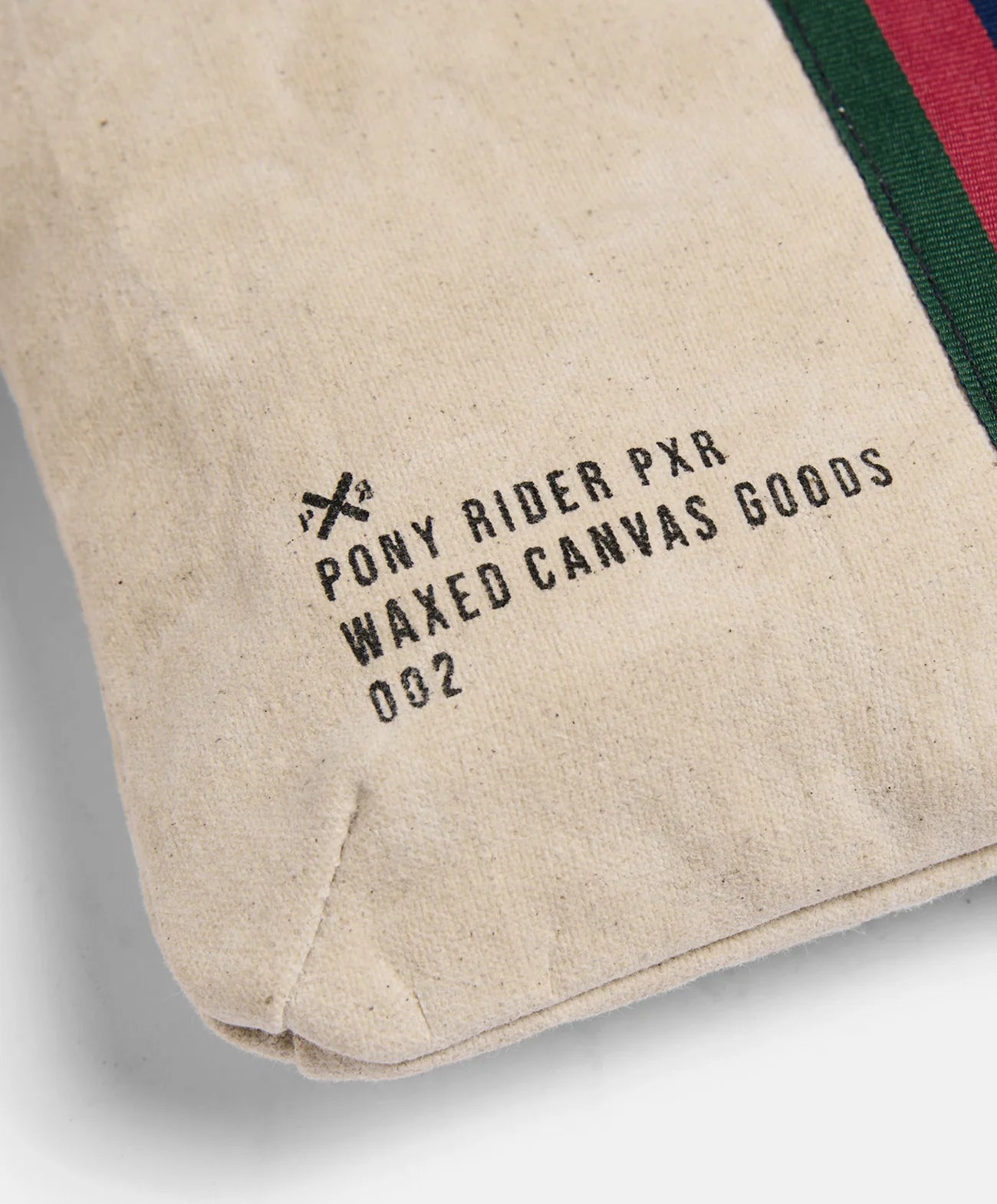 Escapee Clutch Bag with Strap Waxed (Natural)