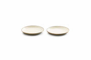 Enamel 2-Tone Salad Plate Set - Olive Drab