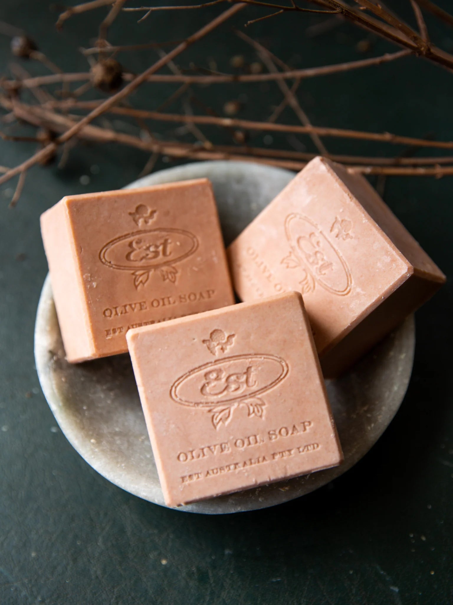 Extra Virgin Olive Oil Soap: Pink Clay & Geranium