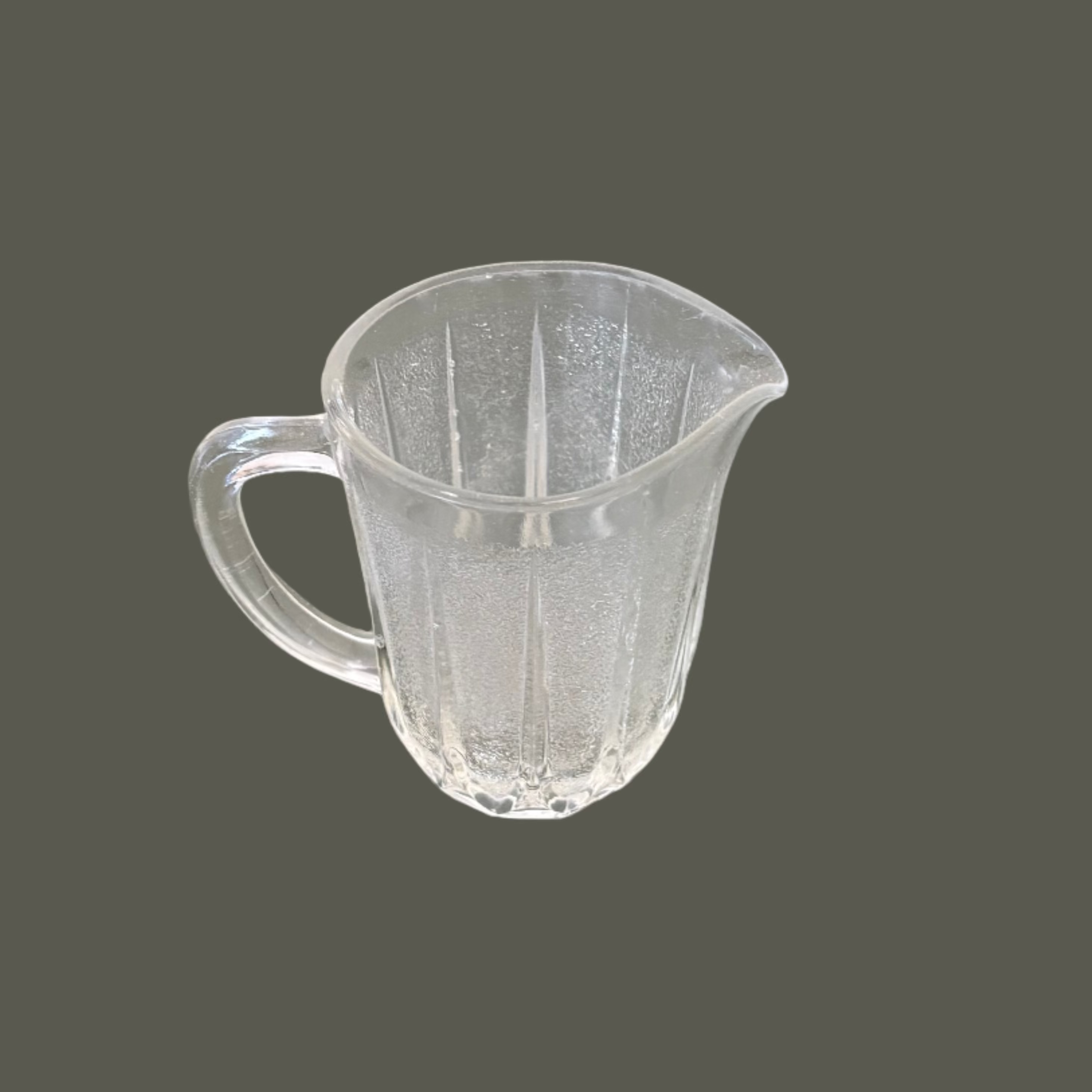 Small Textured Glass Jugs