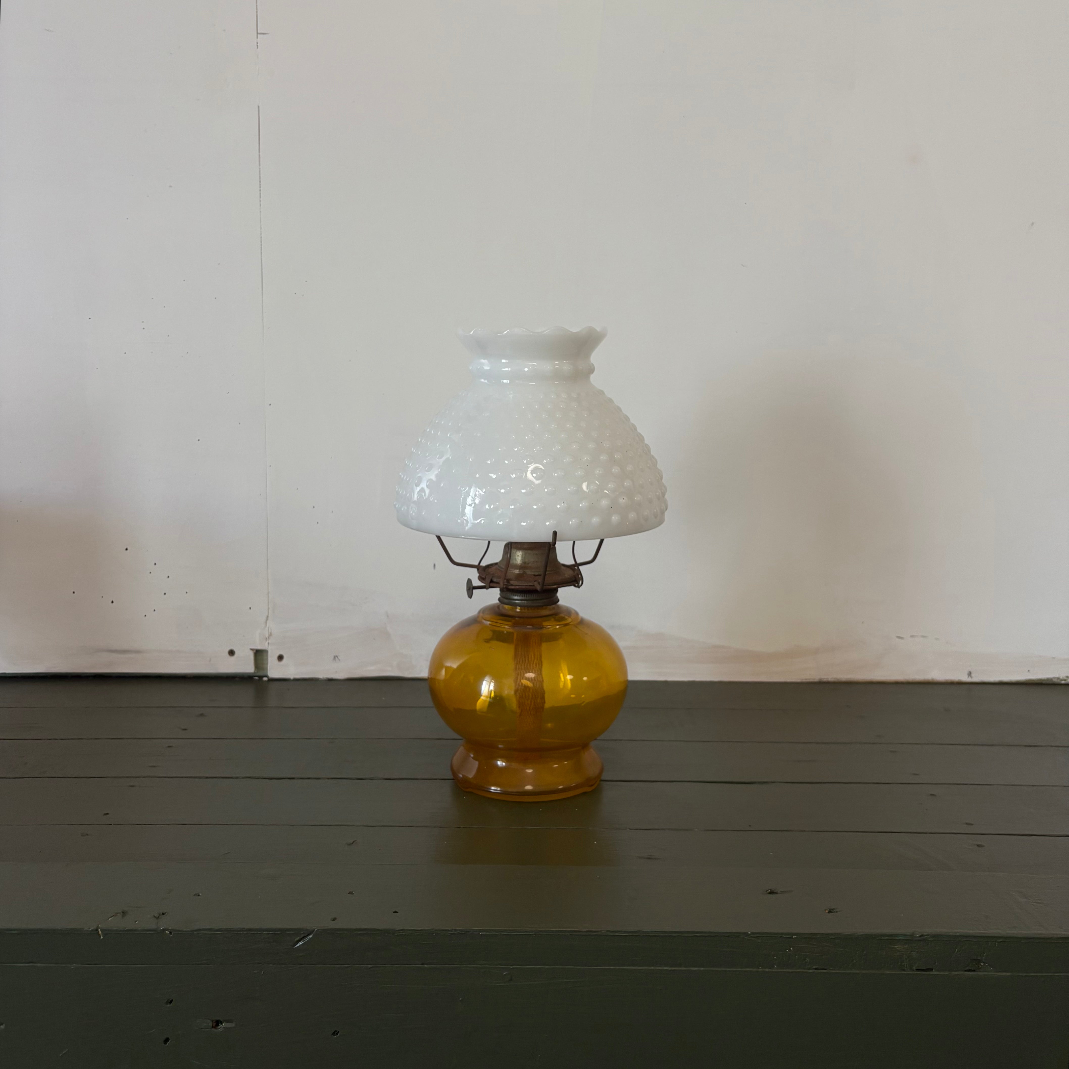 Antique Amber Lamp