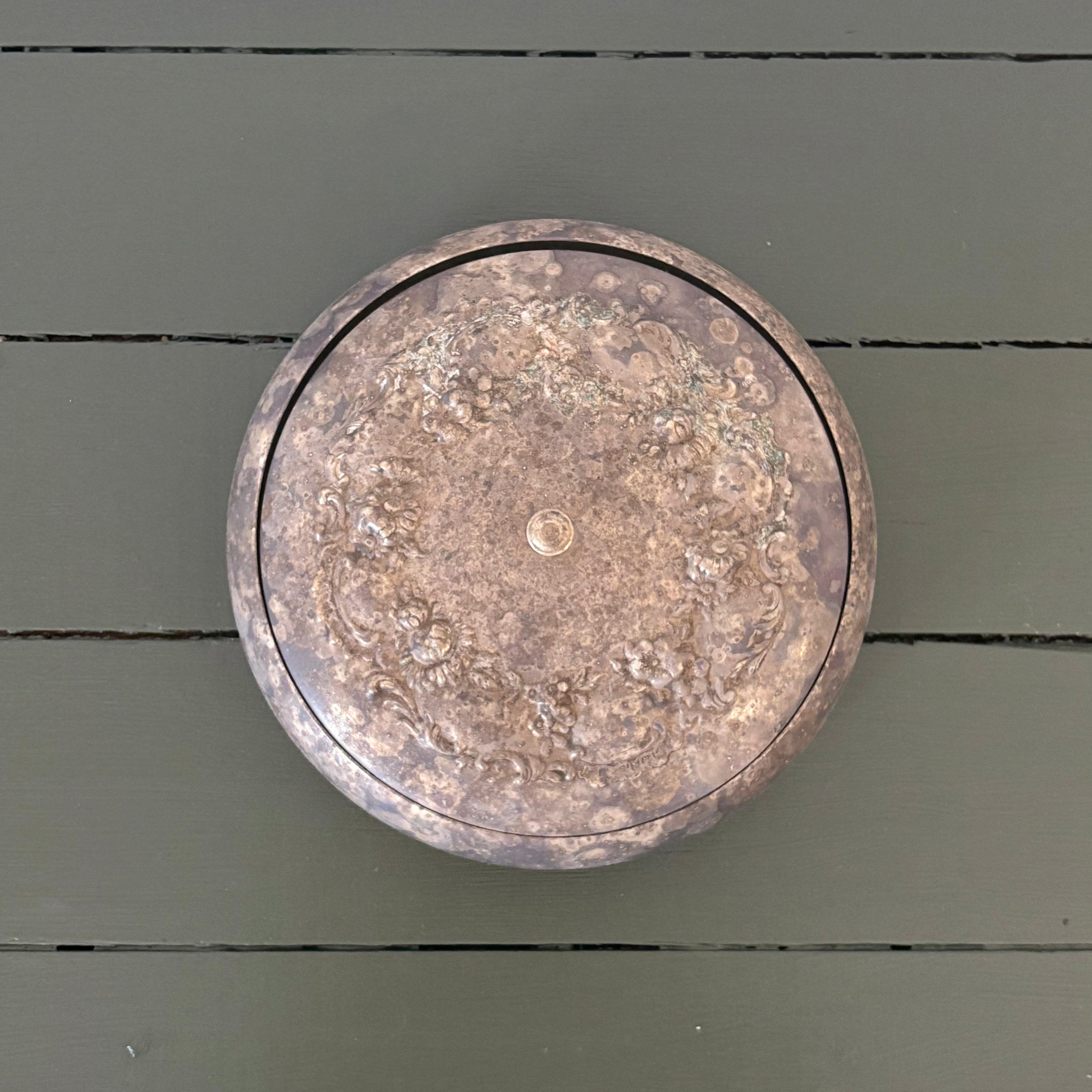 Silver Round Jewellery Dish