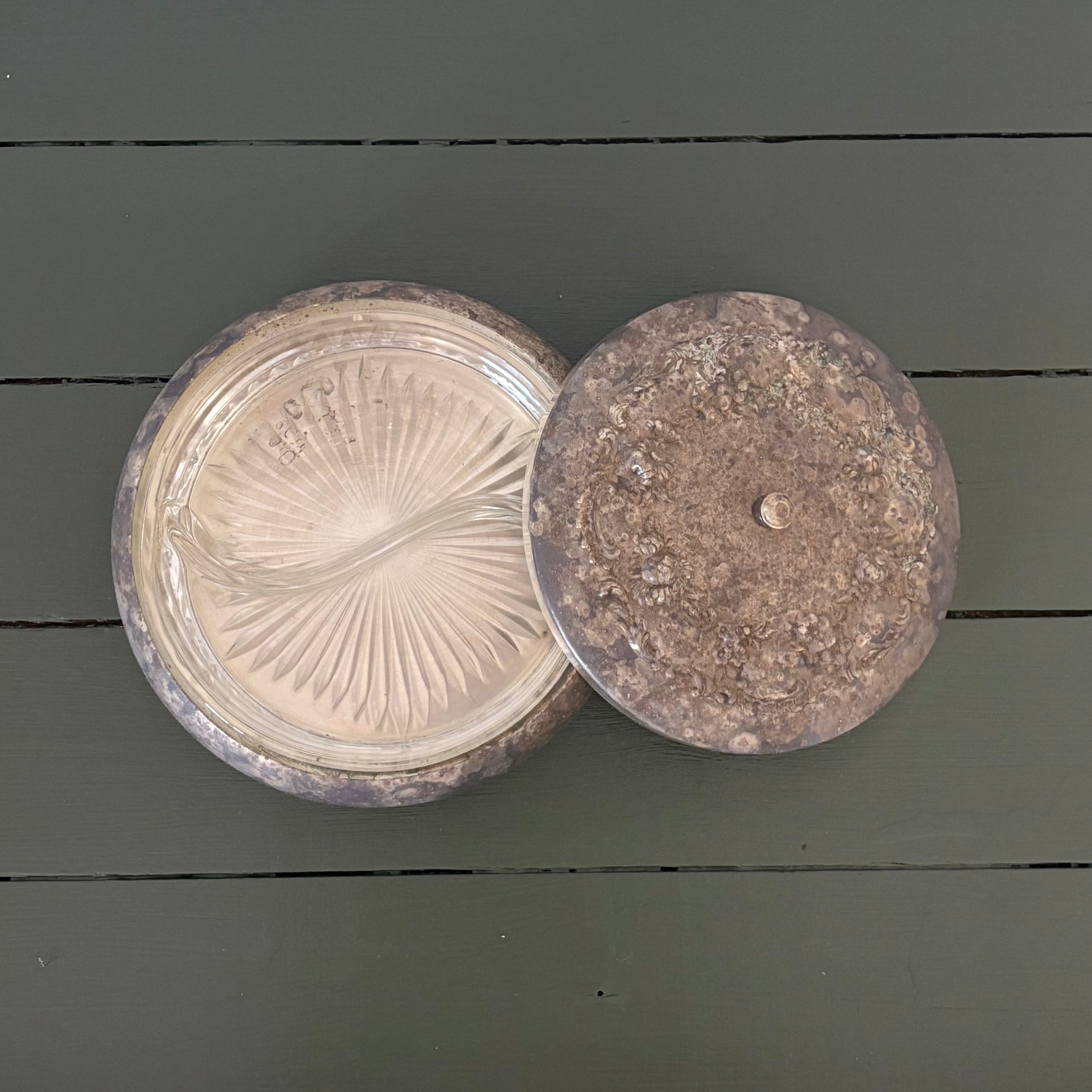 Silver Round Jewellery Dish