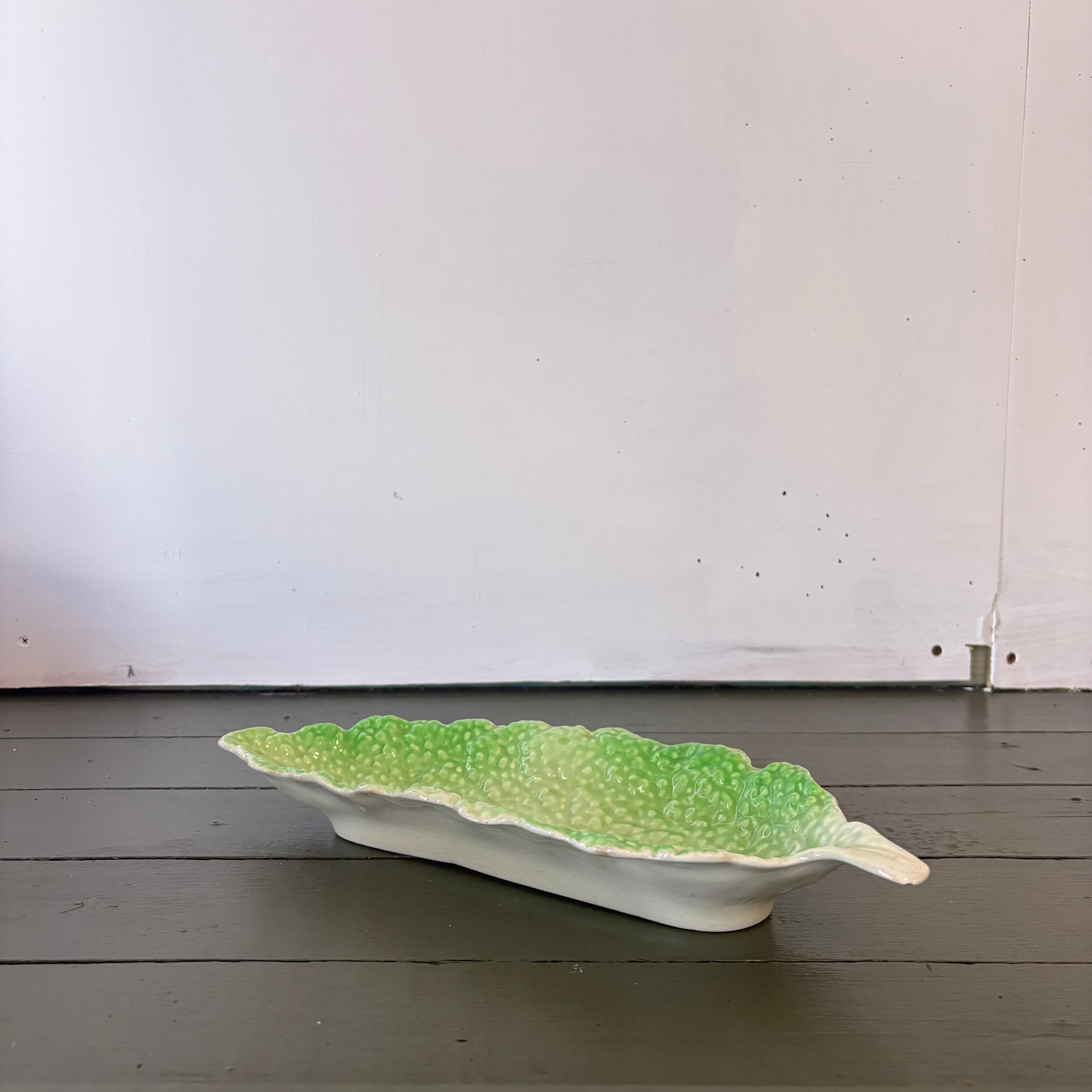 Empire Ware Long Cabbage Leaf Plate