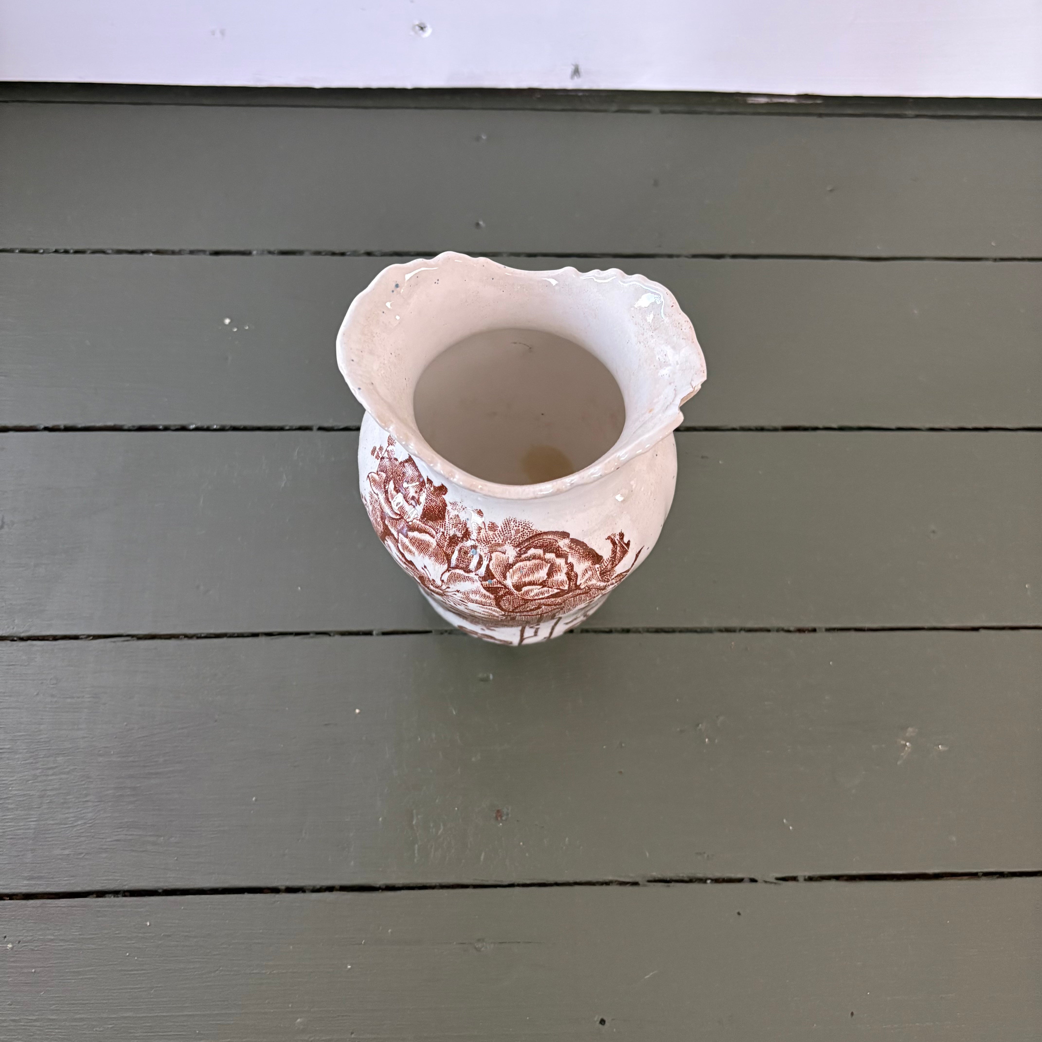 Antique Brown Pattern Jug