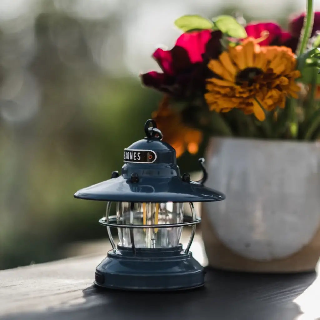 Edison Mini Lantern: Ocean Blue