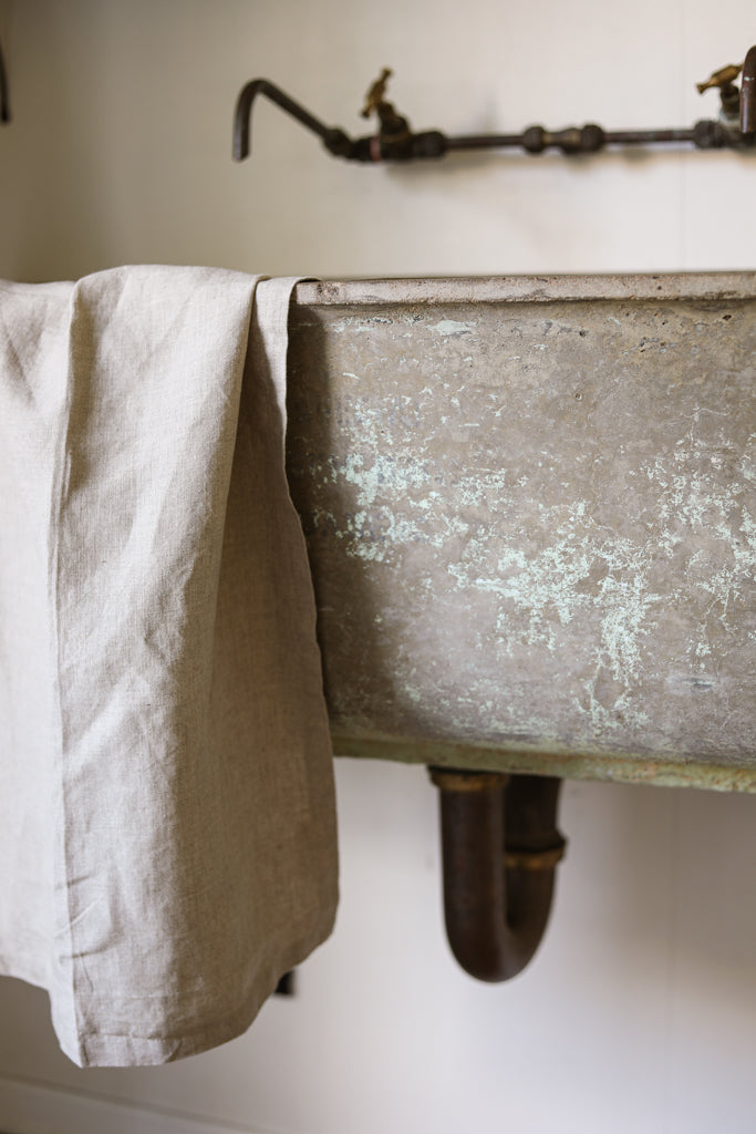 French Linen Tea Towel (Natural)