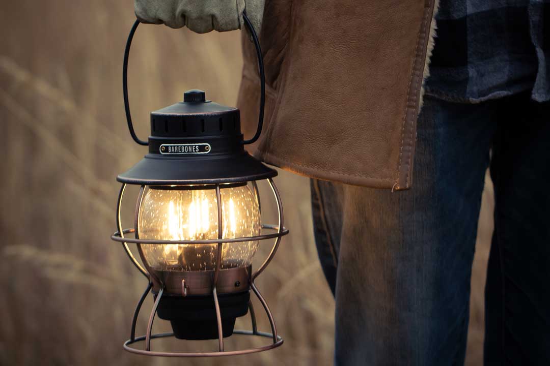 Railroad Lantern: Bronze