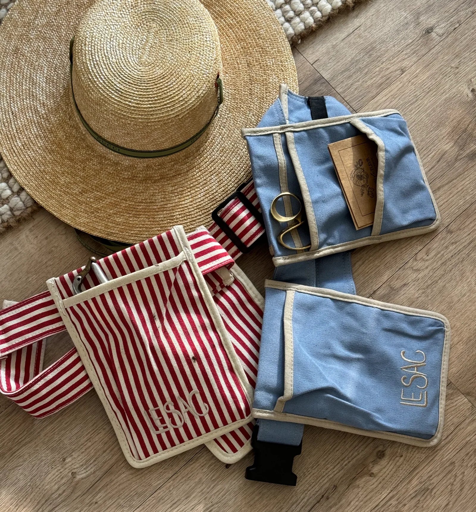 Le Sac Gardening Belt (Red Stripe)