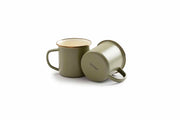 Enamel 2-Tone Mug Set: Olive Drab