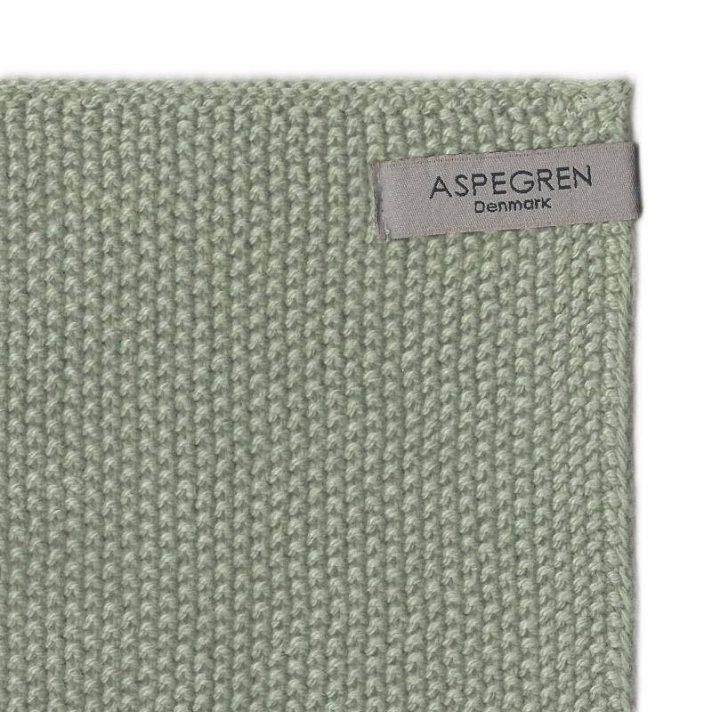 Organic Cotton Dishcloths: Set of 2 Knitted Green