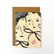 Two Ladies With Love Card