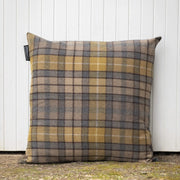 Tartan Paddock Pillow: Gold (Cover Only)