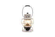 Railroad Lantern: Vintage White